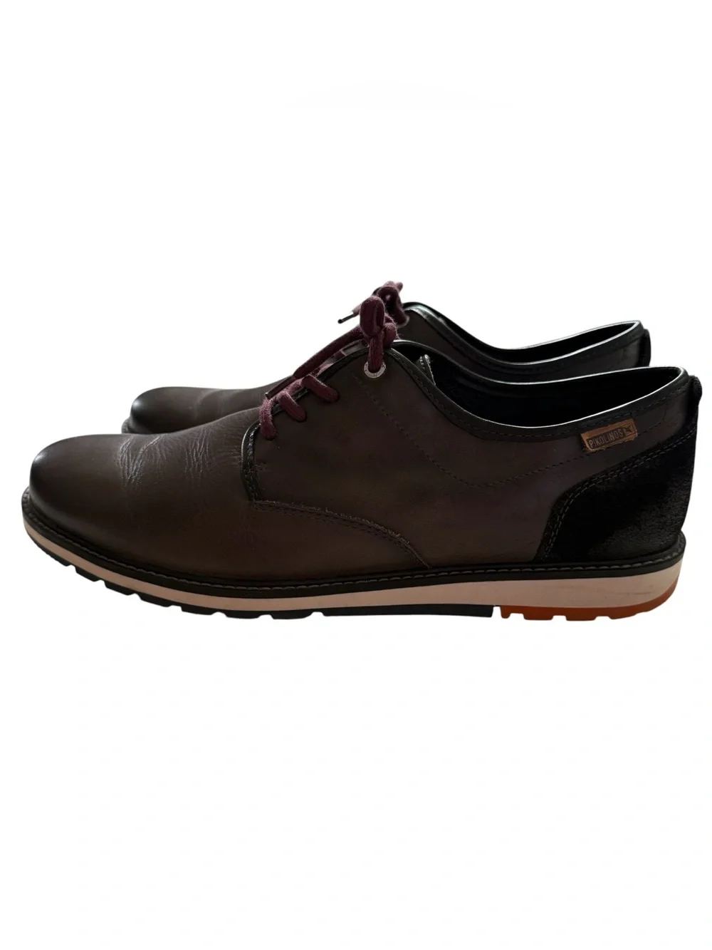 Pikolinos Glasgow Oxford Shoes Brown Leather Mens Eu Size 46 U.S Size 13